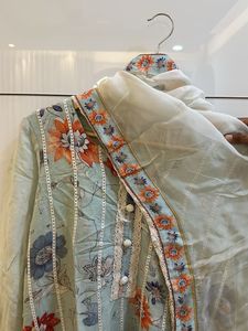 Beautiful Floral Print Kurta Set with Dupatta