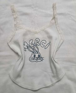 Cute Bunny Merci Tank Top