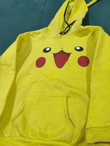 used 3 timez Pikachu Hoodie