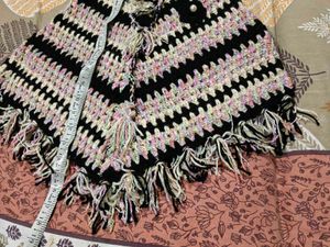 Kids Boys Girls Poncho Handmade New