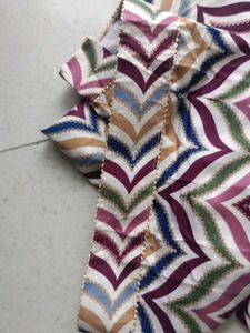 Semi Cotton All Over Suit With Dupatta