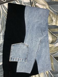 Patchwork Denim Jeans