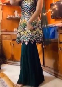 Embellished Kurta Set with Dupatta