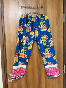 Vibrant Floral Print Kurta Set