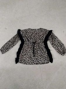 Chic Animal Print Top