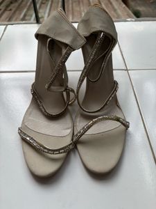 Elegant Embellished Heeled Sandals