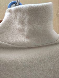 Beige Fringed Poncho