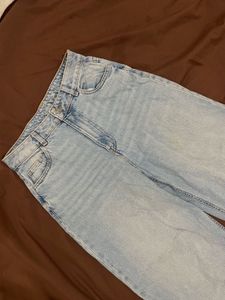Light Wash Wide Leg Jeans