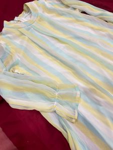 Striped Pastel Top