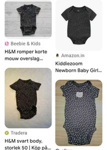 H&amp;M Baby Girls Polka Dot Wrap Bodysuit