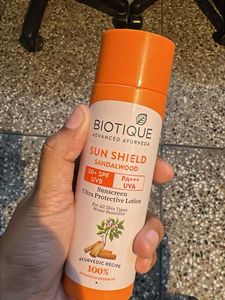 Biotique Sun Shield Sandalwood Sunscreen Lotion