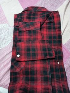 Red &amp; Black Checked Shirt