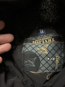 Men's Black Quilted Jacket