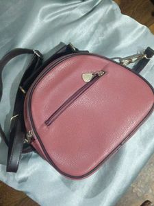 Imported Dark Pink Sling/Hand Bag