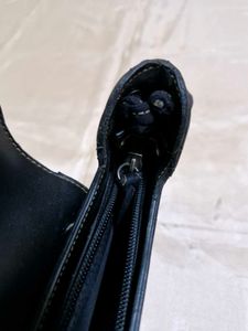 No Chip PU Leather Black Baguette