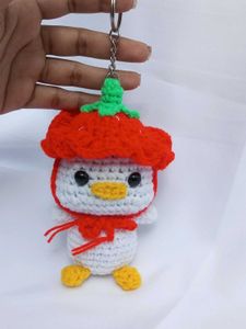 Crochet Duck Keychain🦆