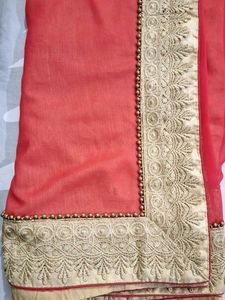 Beautiful Saree with Intricate Embroidery