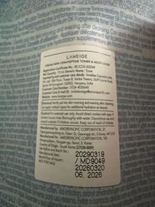 Sealed  Laneige Cream Skin Toner &amp; Moisturizer