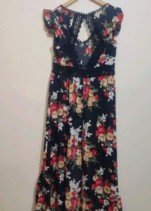 Multi Floral Printed Dress For 36 Bust