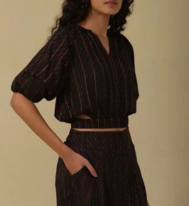 Ritu kumar’s Stylish Black Co-ord Set