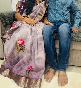 New Saree One Time Worn