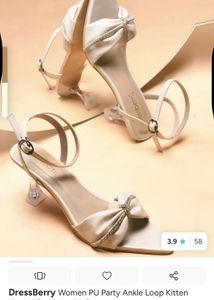 Elegant White Party Heels