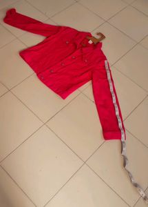 Red Denim Jacket