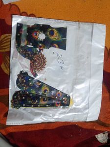 beautiful peacock theme Kanha ji dress