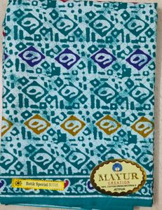 Mayur- Rama green batik suit