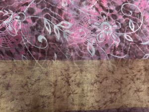 Elegant Floral Print Saree