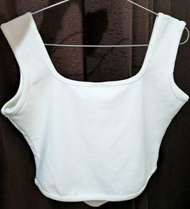 White Corset Style Top