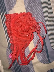 Red Lace Bra