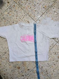 White California Crop Top