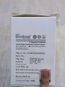 Biodose 2% Glutathione Advanced Brightening Serum