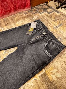 Stylish Black Wash Flare Jeans