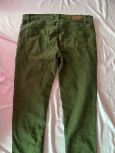Olive Green Skinny Jeans