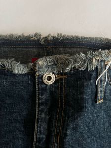 Hollister Dark Wash Denim Mini Skirt