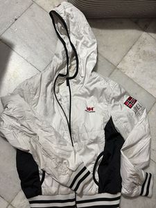 Helly Hansen White &amp; Black Track Jacket