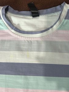 Women's Striped half-Sleeve T-Shirt