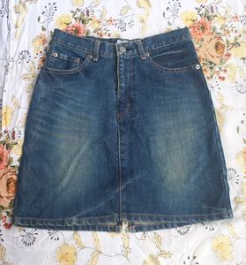 Denim Mini Skirt
