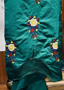 Embroidered Teal Kurta