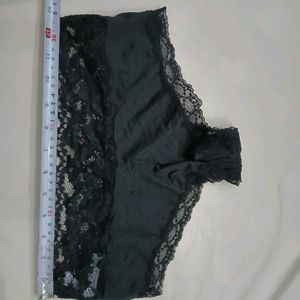 Black🥰 Lace Trim Briefs