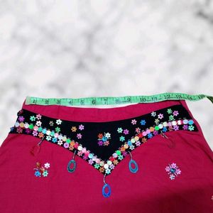 Embroidered Bohemian Skirt