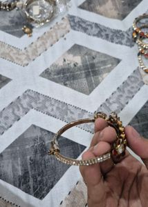 gold brass bracelet
