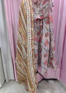 Lehenga  Set (  off white dupatta)