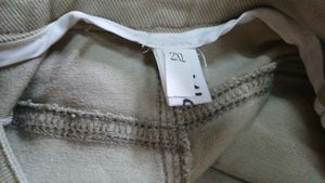 Khaki Wide-Leg Trousers