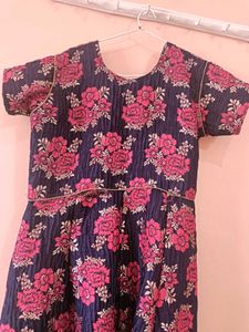 Blue N Pink Gown