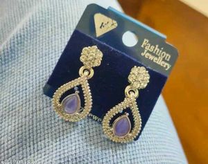 Purple necklace set and earrings....