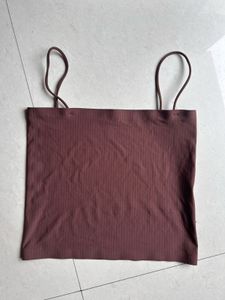 Ribbed Spaghetti Strap Tank Top