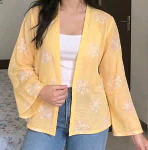 Sheer Floral Shrug